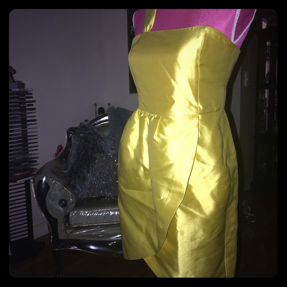 J. Crew YELLOW Tulip Dress